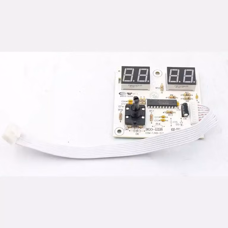 sCHEDA ELETTRONICA #17 CON DISPLAY BGO-1228 PER RISCALDATORE OLIO DEDRA DED9956TK - XDED9956TK.17
