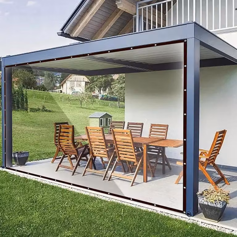 Telone impermeabile, rivestimento per terrazze Telone per terrazze con occhielli per tettoie Moderno 2x4