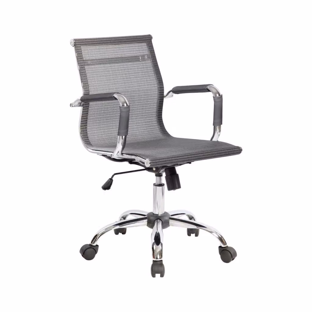 Sedia da ufficio ergonomica Traversonen DMANNIN con braccioli, Grigio, L: 62 cm, H: 92-102 cm – 2