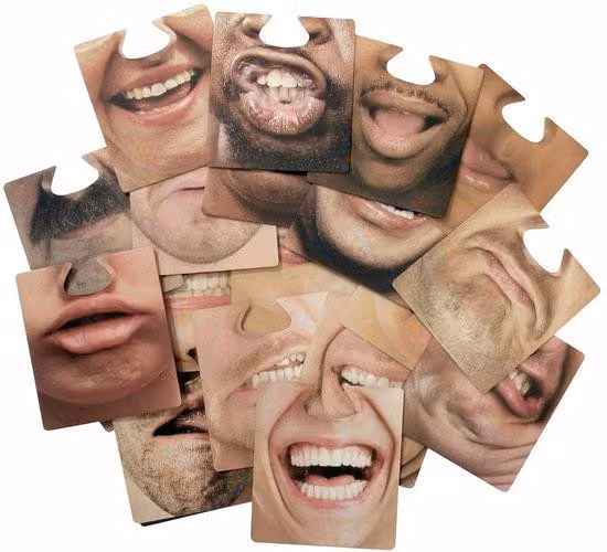 Supporti facciali 3D, 10 pezzi