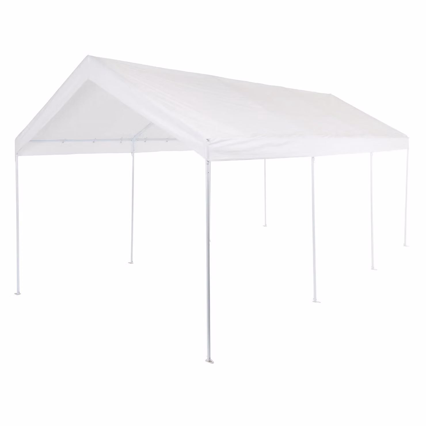 Gazebo da giardino Vestiamo Casa Giardino bianco con struttura in acciaio e tetto a capanna L: 600 cm, P: 300 cm, H: 280 cm – 1