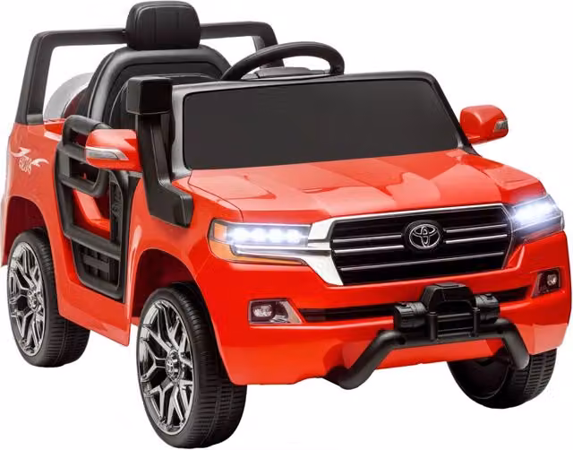 Giocattolo Elettrico per Bambini Minimal Rosso 12V con Telecomando e MP3