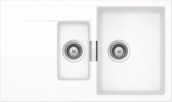 Schock Cristadur Mono D-150 U Linea Verde Giorno Lavello sottopiano con funzionamento ad eccentrico