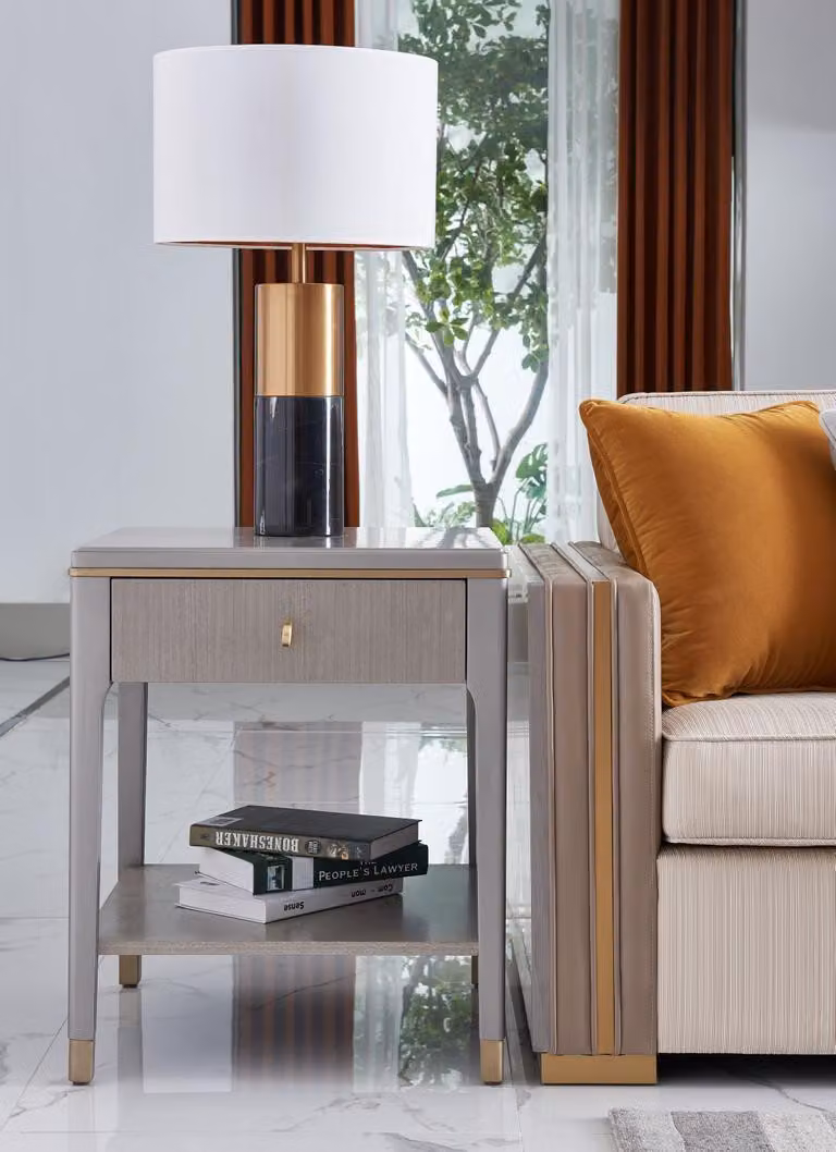 Wohnzimmer Nachttisch Tisch Konsolen Beistelltische Design Nachttische Holz