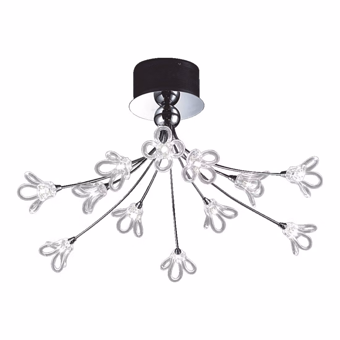 Plafoniera BOLZANO 12xG4/20W, cromo L: 720, H: 400, attacco G4, dimmerabile
