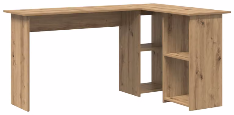 Scrivania con lo scaffale Rovere artigianale 142 x 102 x 73 cm