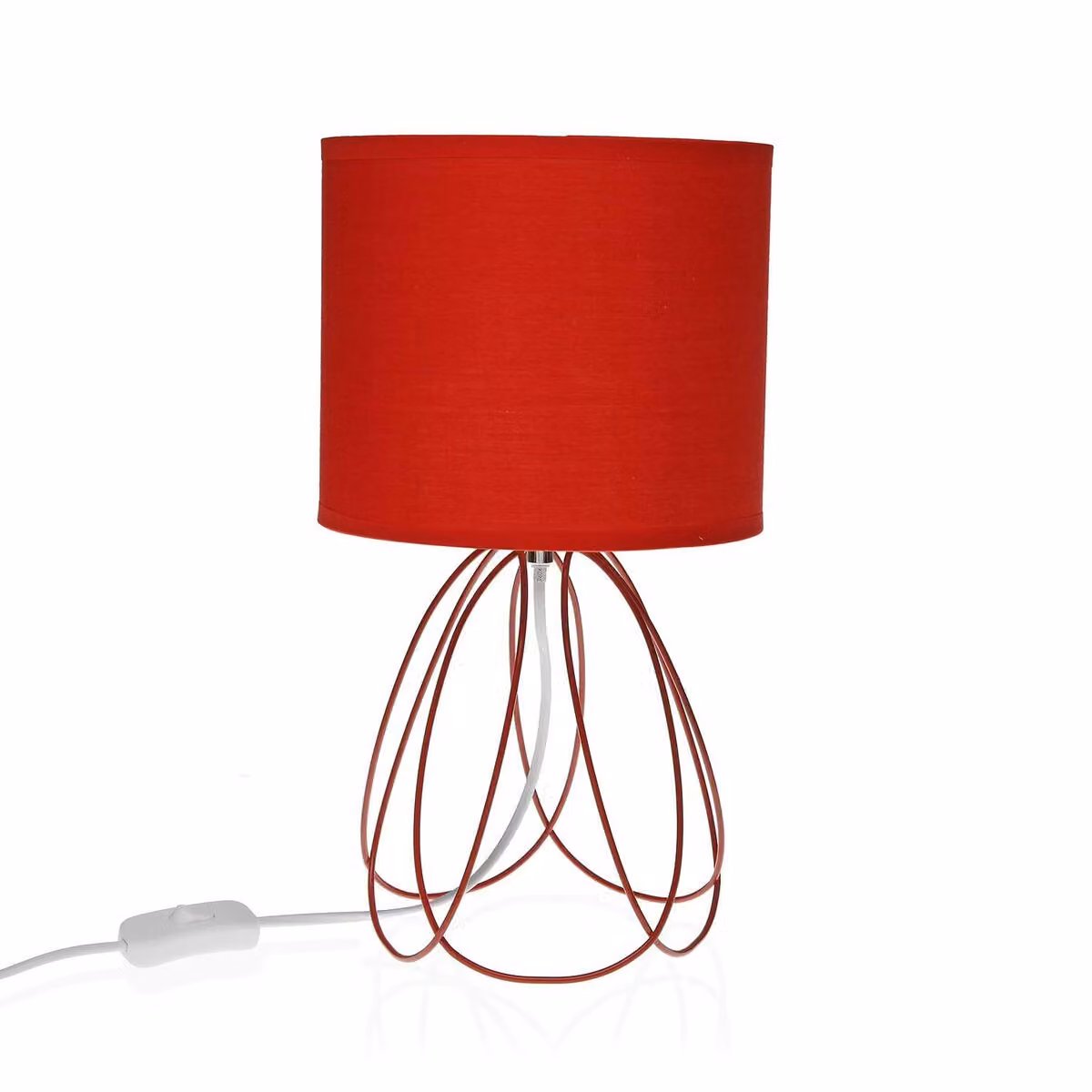 Lampada da tavolo Versa Mila grigio 20 x 36 cm metallo