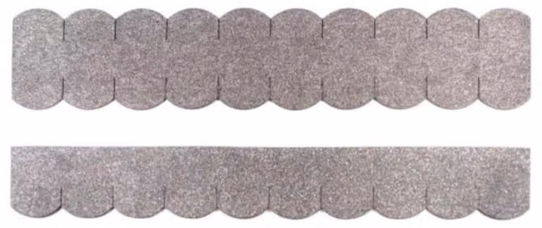 Coperture per tetto "Biberschwanz" (50 mm), colore grigio