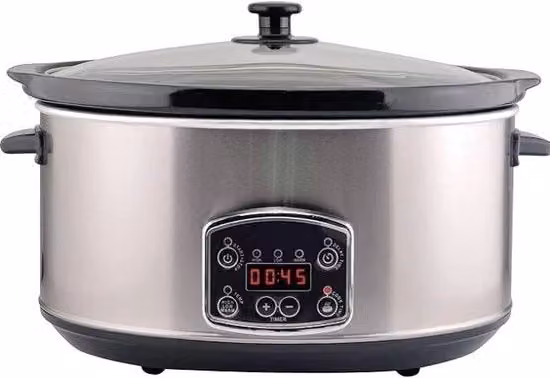 Cottura Lenta Elettrica con Timer per 4 Persone 4,5 Litri