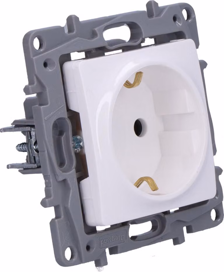 Presa di corrente Schuko 2P+T Serratura di sicurezza per bambini NILOE Eco 764529 Legrand 2598