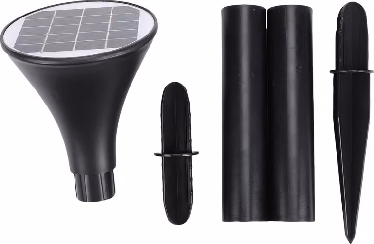 Lampada solare da esterno, impermeabile, silicio policristallino, per esterni, per giardino, cortile, vialetto, decorazioni, illuminazione paesaggistica, calda