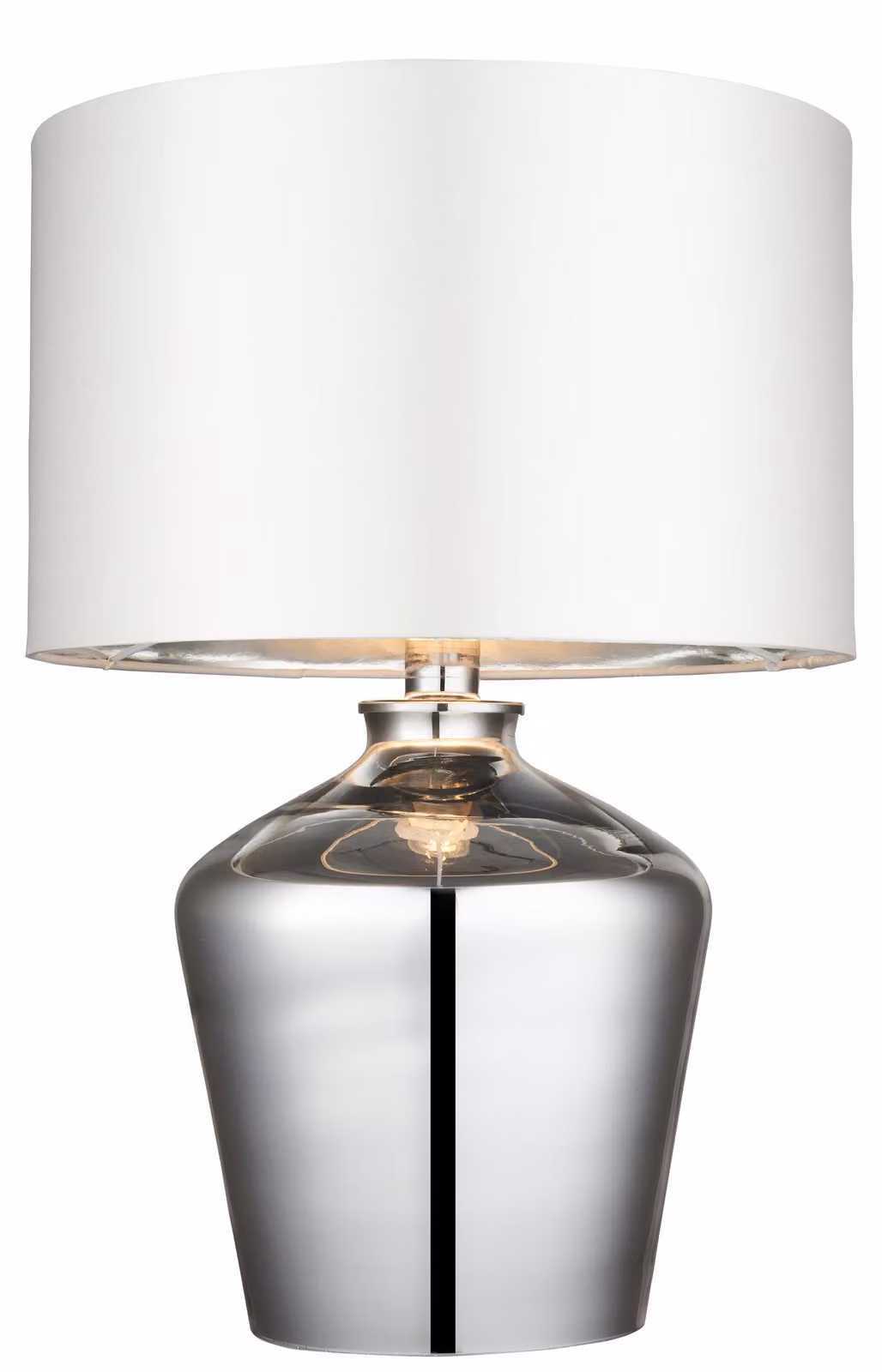 Lampada da tavolo Waldorf | 1 lampadina | 60 W E27 | Vetro/tessuto