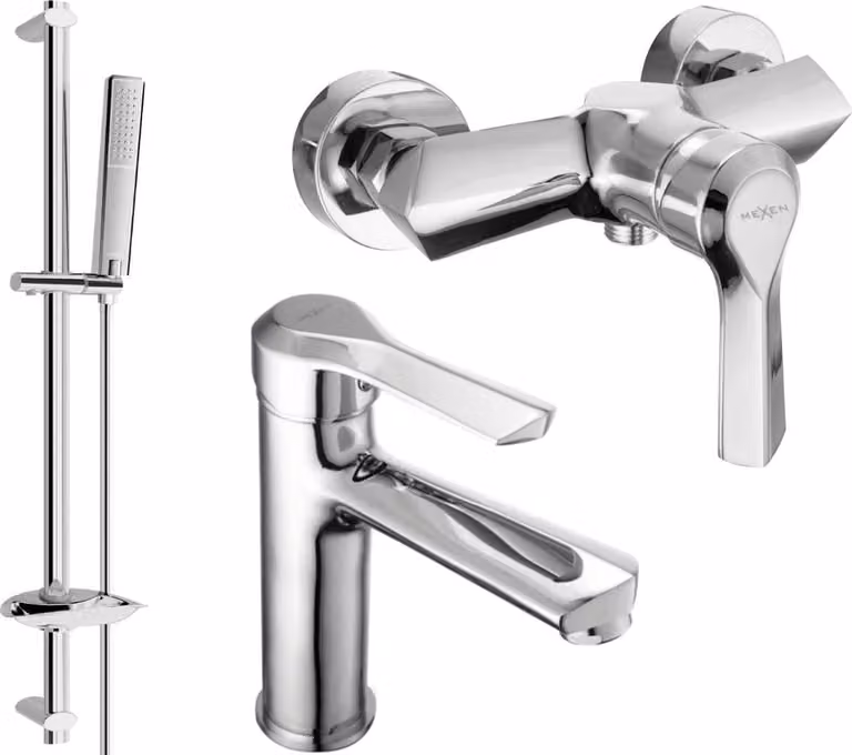 Mexen Sabre DB72 set doccia, cromo - 72104DB72-00
