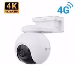 Videocamera di sorveglianza Ezviz EB8 Pro 4G Pan&Tilt Ricaricabile White 4K UHD