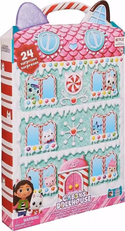 Il calendario dell'avvento della casa delle bambole di Gabby