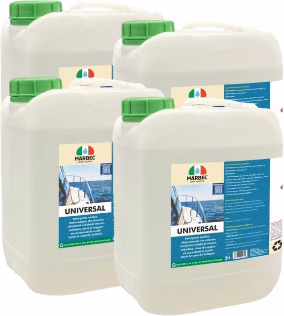 Detergente disincrostante nautico multiuso MARBEC 5 l x 4 flaconi
