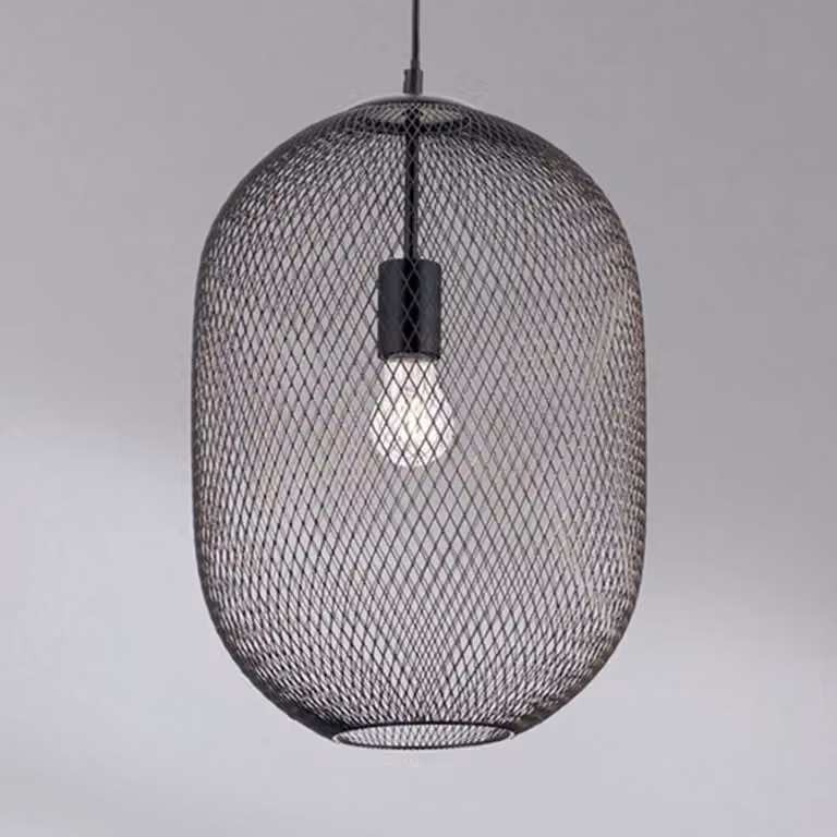 ORION Lampada a sospensione Georgina, dimmerabile, Nero, Soggiorno / Sala da pranzo, Metallo, Moderno, Lampada a sospensione