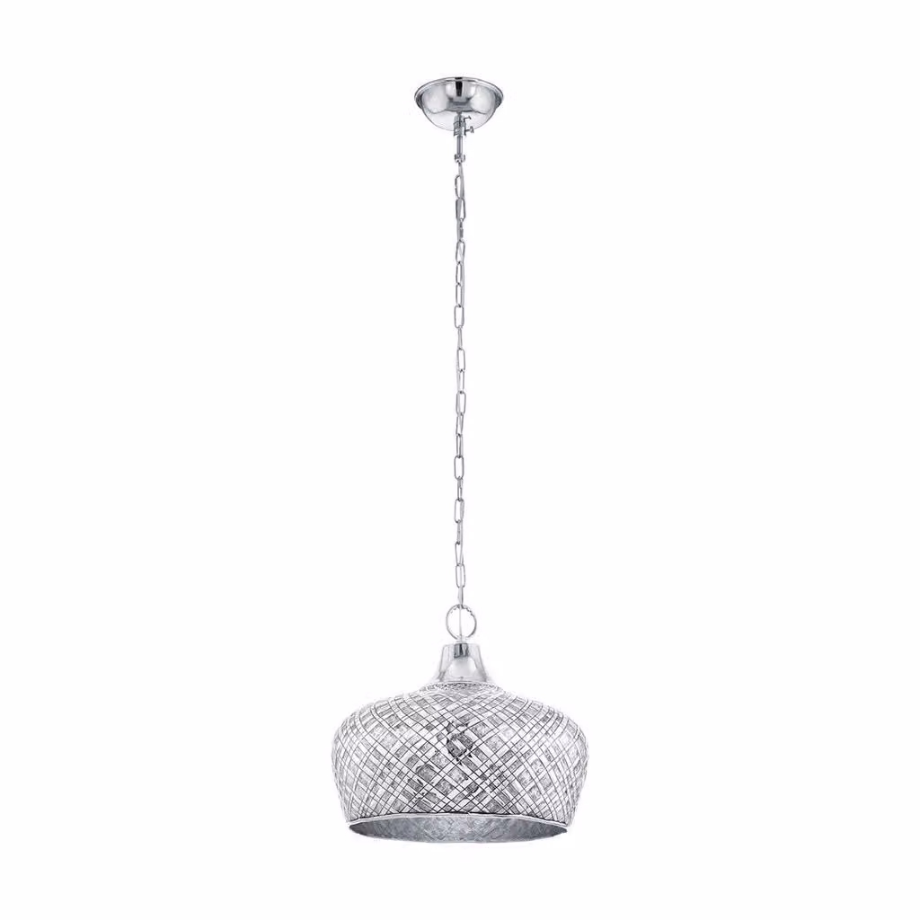 Eglo 49676 Saltash lampada a sospensione E27 cromo
