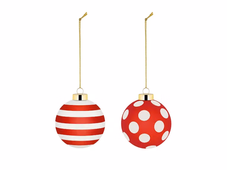 Delight Palla di Natale NZ04SET2 - Set da 2