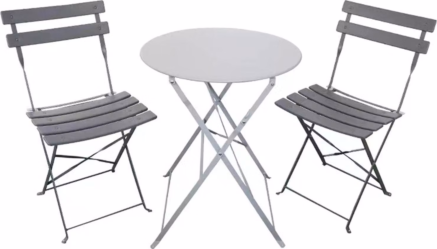 Set da bistrot 3 pezzi Cavo Grigio