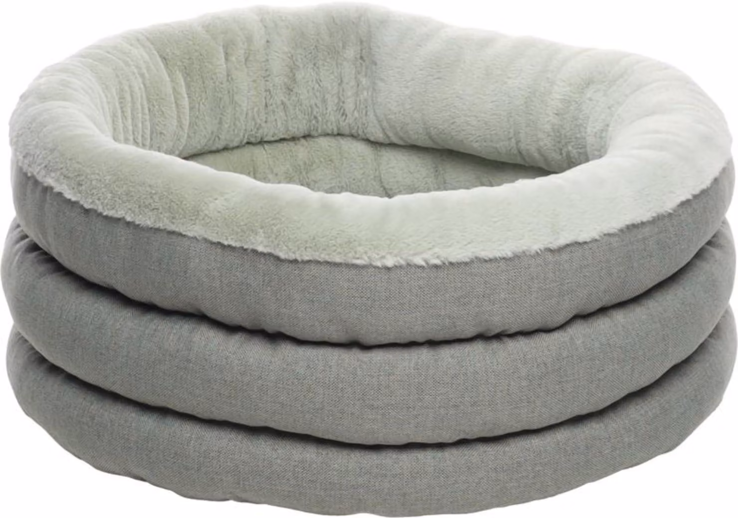 Cesto Flamingo Valero, forma rotonda, colore verde, dimensioni 61x61x25 cm