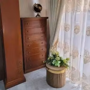 cassettiera settimino in legno arte povera 7 cassetti noce scuro