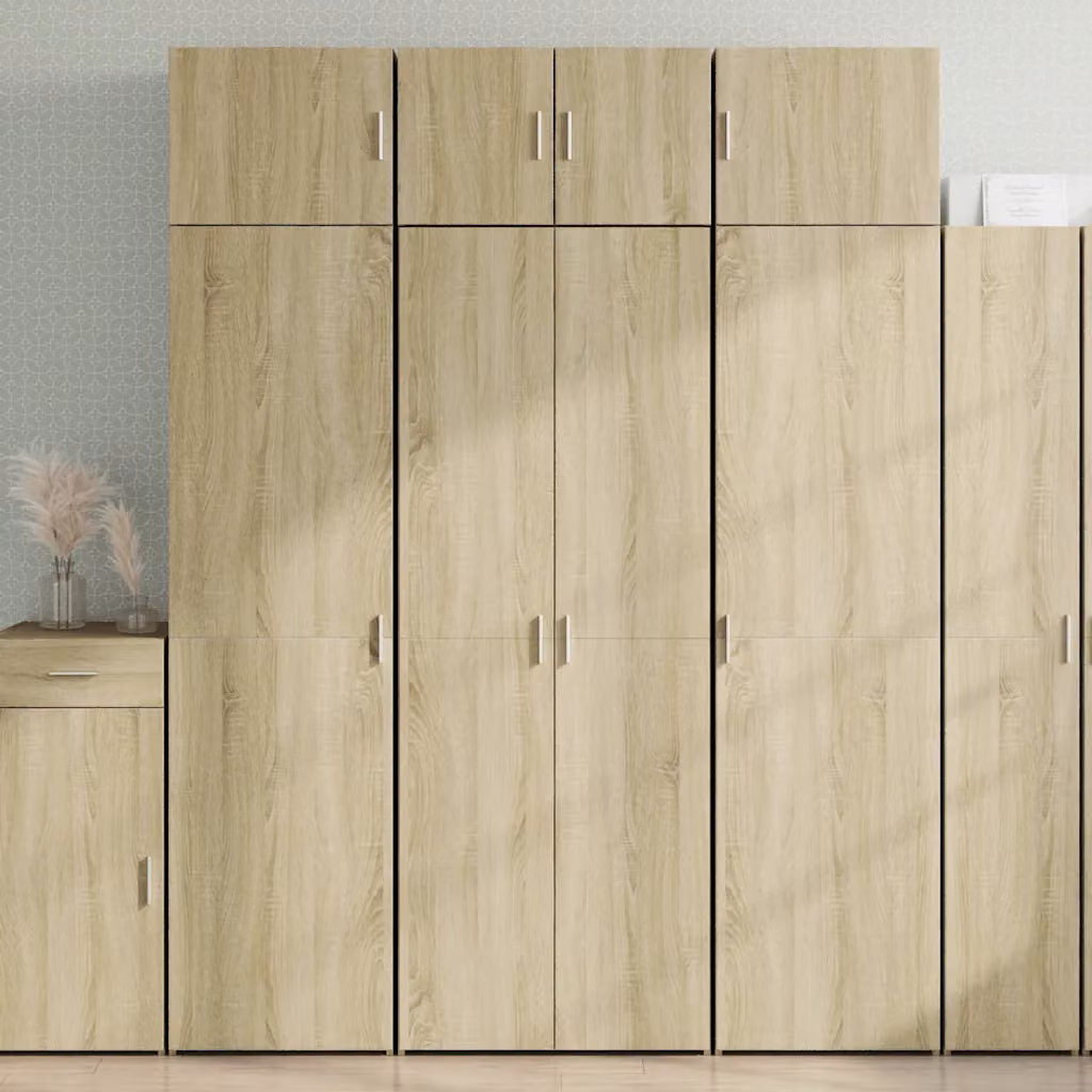Credenza moderna vidaXL in legno Rovere Sonoma, L 70 cm x P 42,5 cm x H 185 cm