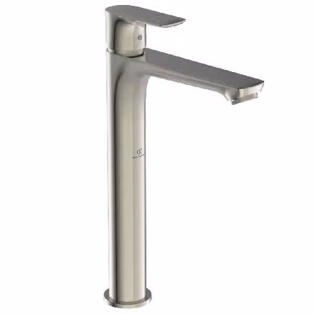 Ideal Standard Connect Air miscelatore per lavabo senza scarico BlueStart base estesa, sporgenza 150mm A7028GN Silver Storm