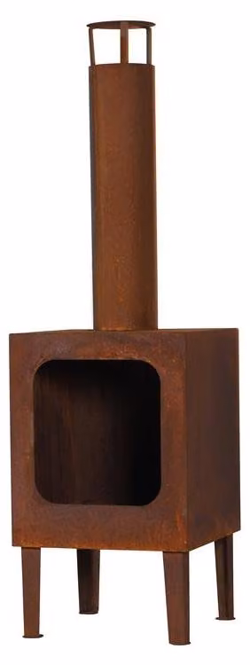 Caminetto da giardino Markone 200-3 (griglia): 35 x 35 x 115 cm