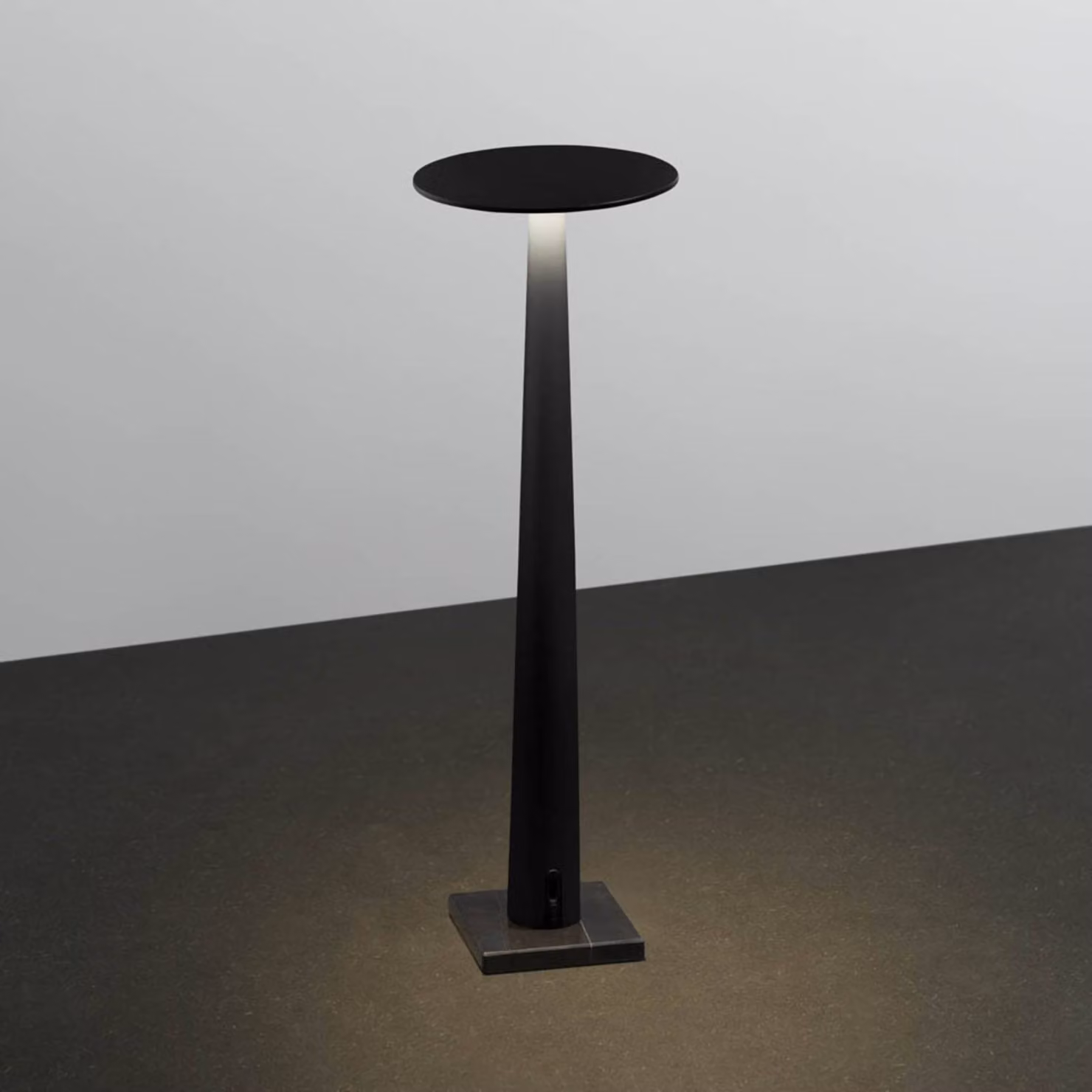 Nemo Lampada da tavolo a LED Portofino, dimmerabile, Nero, Soggiorno / Sala da pranzo, Pietra, Moderno, Lampada da tavolo LED