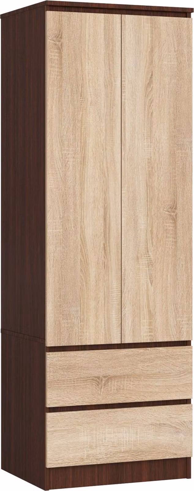 Akord Armadio Star Wengé/Rovere Sonoma 60X51X180 Cm