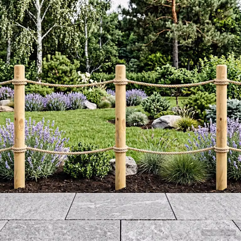 Set di 5 pali per recinzione vidaXL in legno massello di pino marrone, forma tonda, per installazione interrata, Altezza: 60 cm