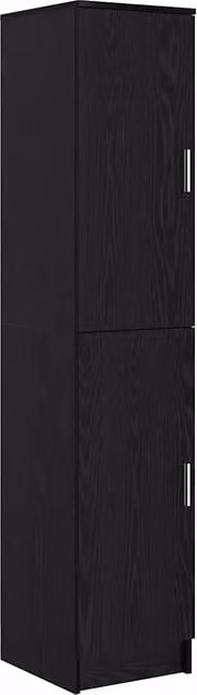 Credenza | Madia | Buffet da pranzo | Armadio da pranzo Rovere Nero 35 x 39 x 168 cm