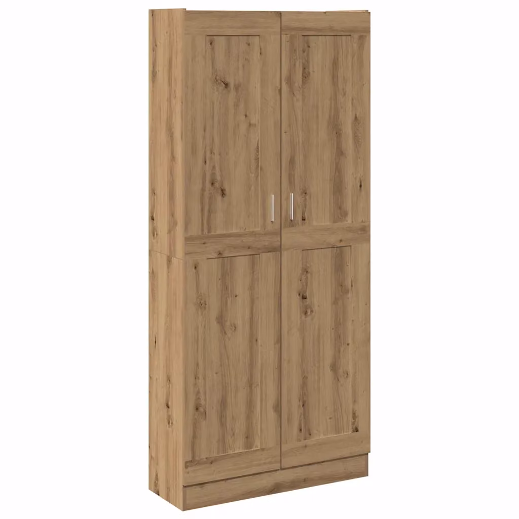 Credenza a muro vidaXL in rovere marrone con ante a battente L 82,5 cm, P 30,5 cm, H 185 cm – 2