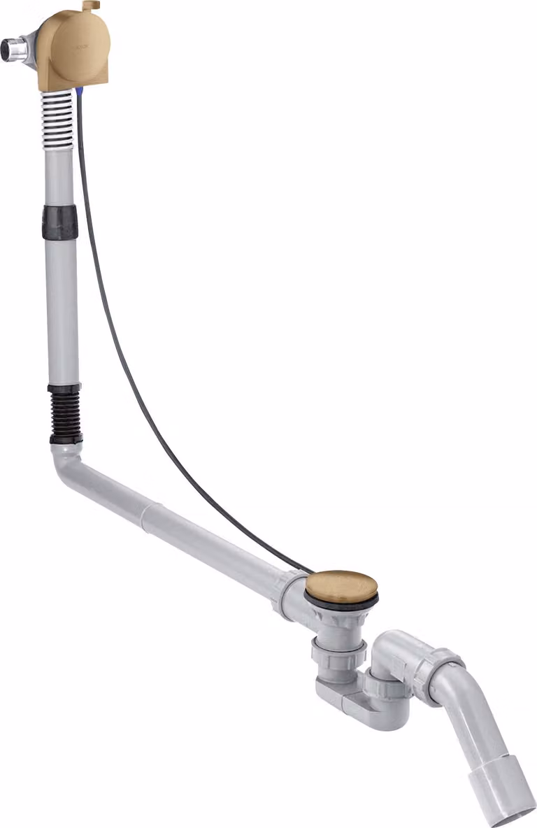 hansgrohe AXOR Flexaplus S set complet, garniture de vidage et de trop-plein, pour baignoires spéciales, 58317140, 58317140