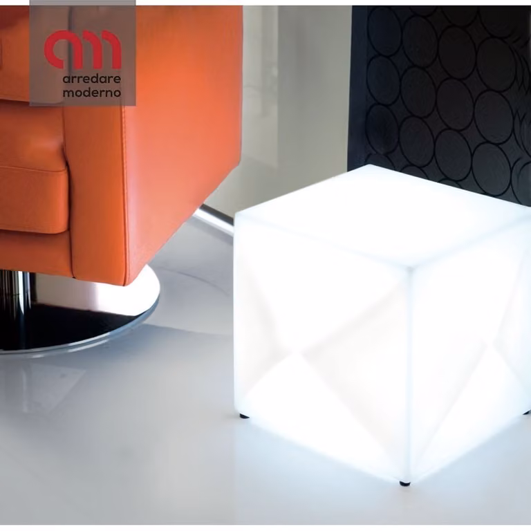 Lampada tavolino pouf Diamante Modum