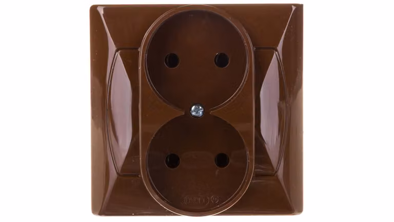 AKCENT Presa doppia b/u marrone GP-2A/24
