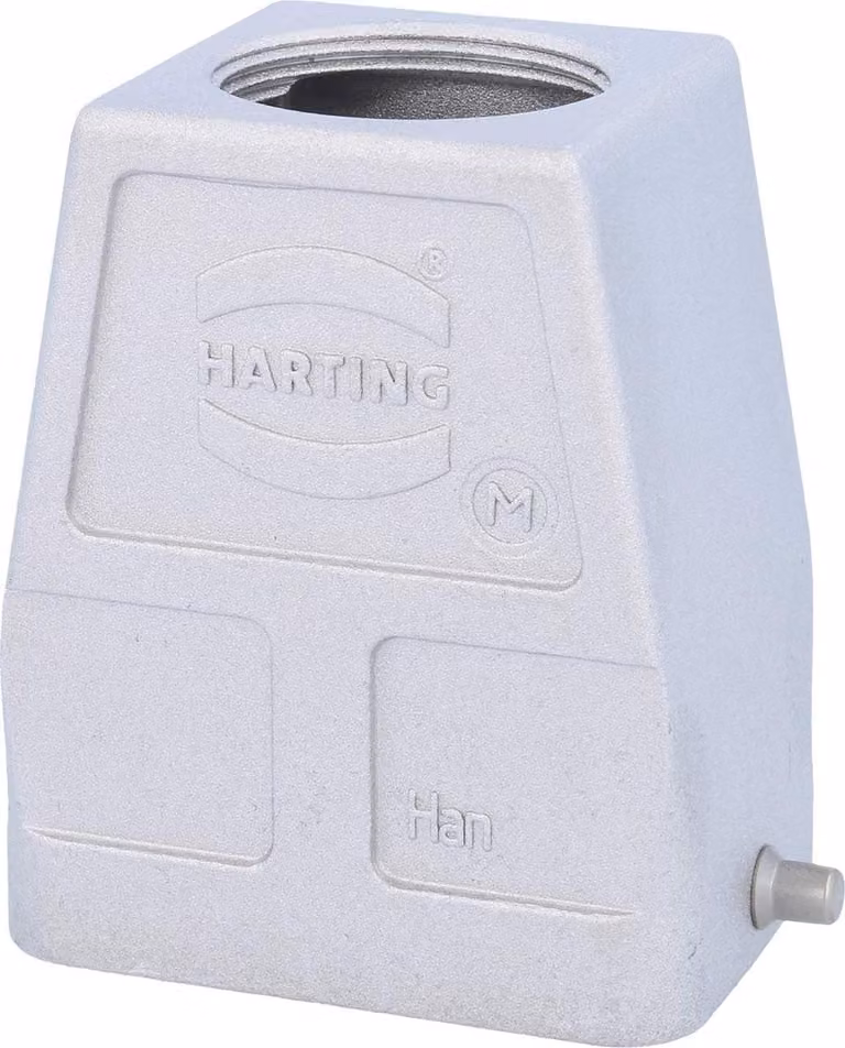 HARTING Han 6B EMC / High Temp Contenitore alto, 1xM32 uscita cavo diritta, per 1 staffa (nella parte inferiore)