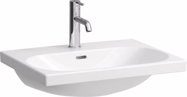 LAUFEN LUA lavabo, 1 trou pour robinet, avec trop-plein, 600x460mm, à encastrer, H8100830001041, H8100830001041