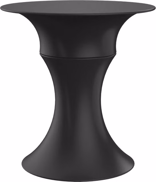 Tavolino da Giardino Componibile Ø37x47 cm in Resina Arkema Olimpo Antracite