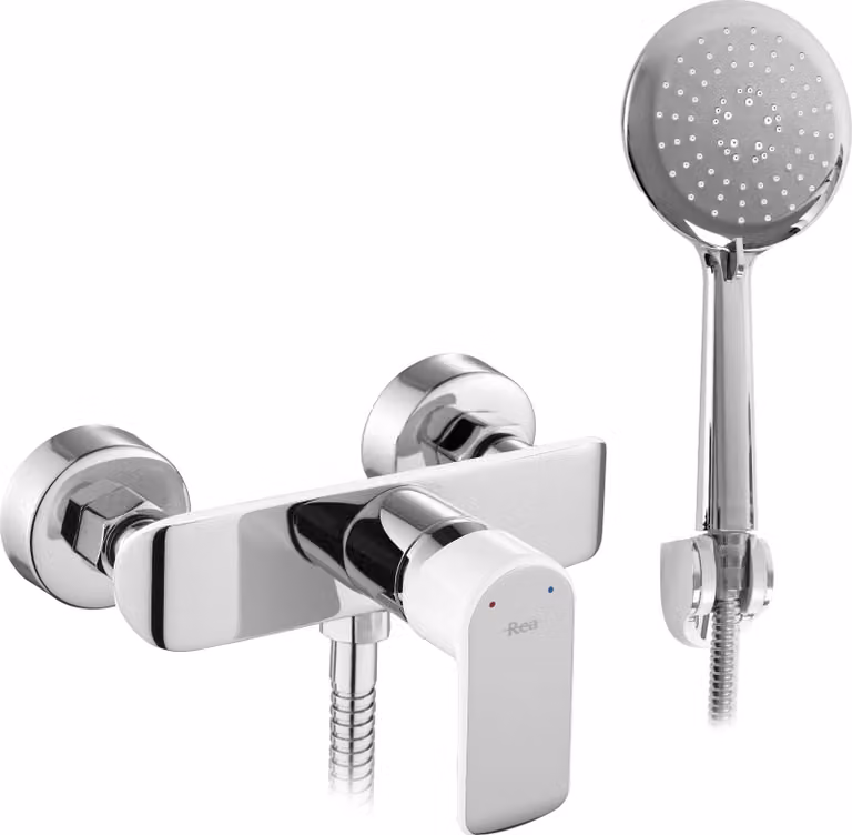Miscelatore Doccia REA BLOOM White, Silver