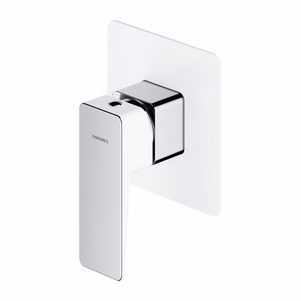 Omnires PARMA PM7445CRB Miscelatore doccia incasso, cromato-bianco
