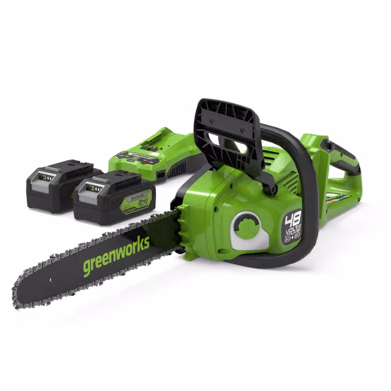 Greenworks POWERALL 48V (24V x 2) Motosega 36cm - 2x Batterie 4Ah