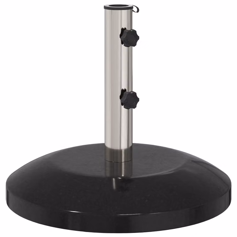 Base per ombrellone, adatta a pali da 40-50 mm, peso 26,75 kg, colore nero