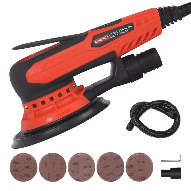 Levigatrice orbitale da 350 W - disco da 150 mm - 6 velocità - elettrica, con cavo