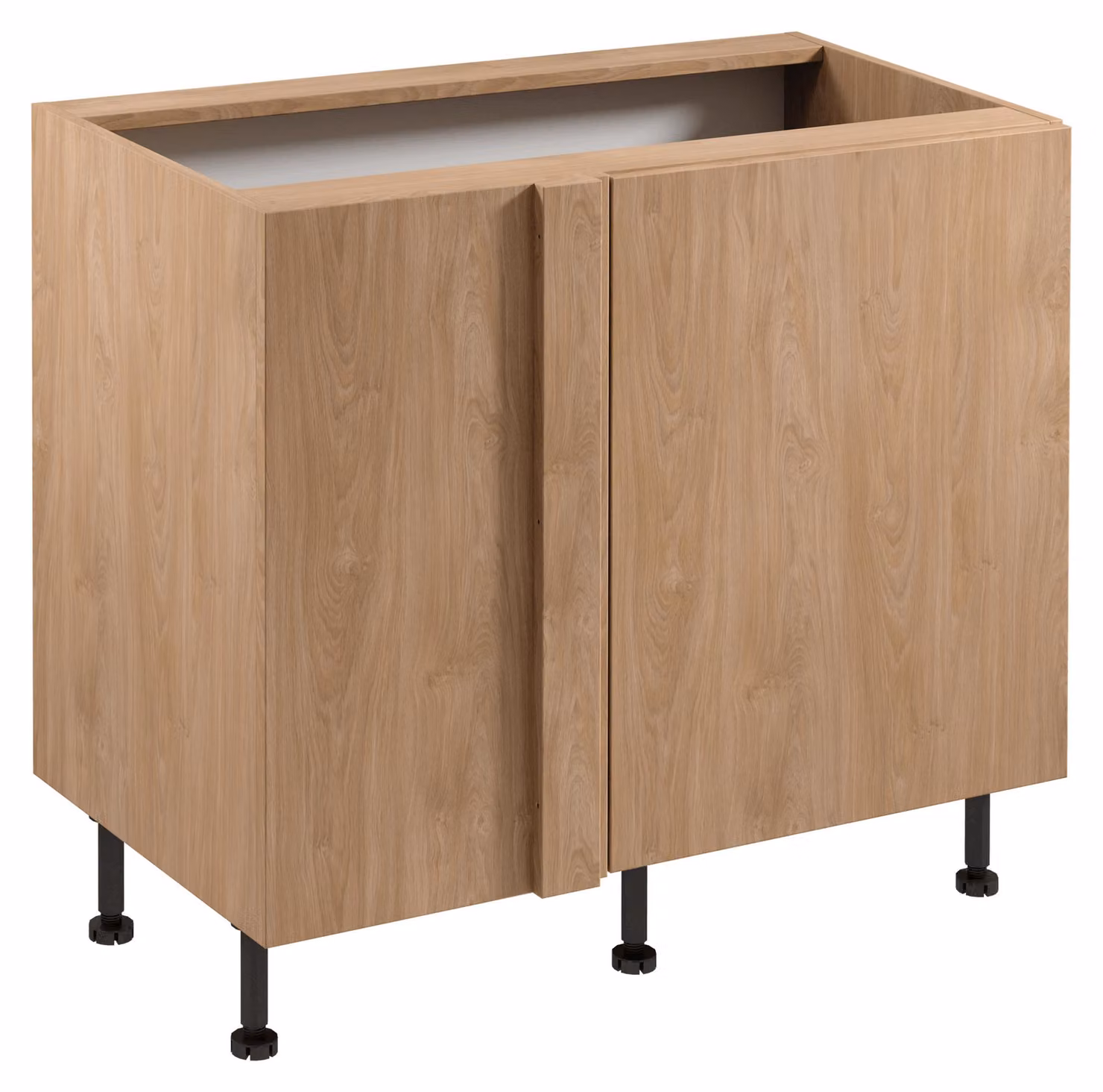 Mobile angolare allungabile SALERNO - larghezza 100 cm, rovere