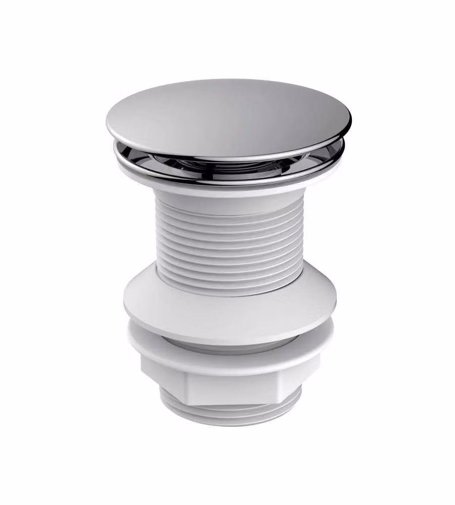 Piletta di scarico click-clack 1"1/4 senza troppo pieno ABS Cromo