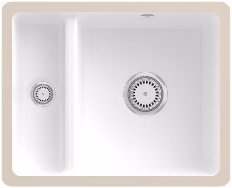 Villeroy & Boch Subway 60 - Lavello in Vetroceramica 55x44 cm, CeramicPlus, Pietra bianca 675801RW