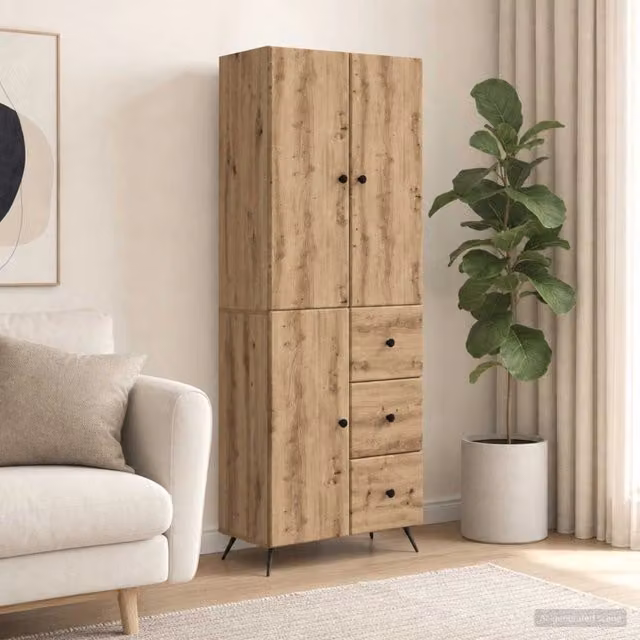 Set di armadi 2 pz Rovere Artigianale Legno ingegnerizzato 3416906