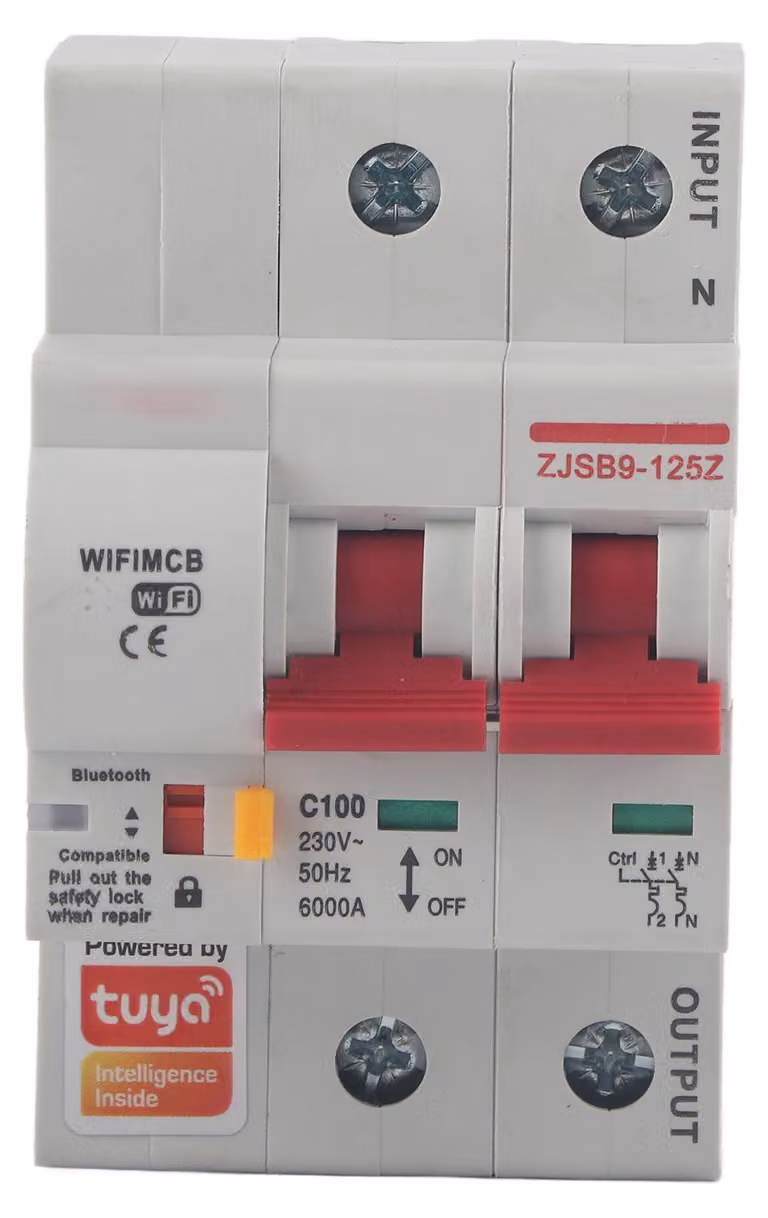 Interruttore WIFI intelligente, controllo tramite app per smartphone, interruttore remoto, corpo in PA66-DSM ignifugo, tensione AC 220V